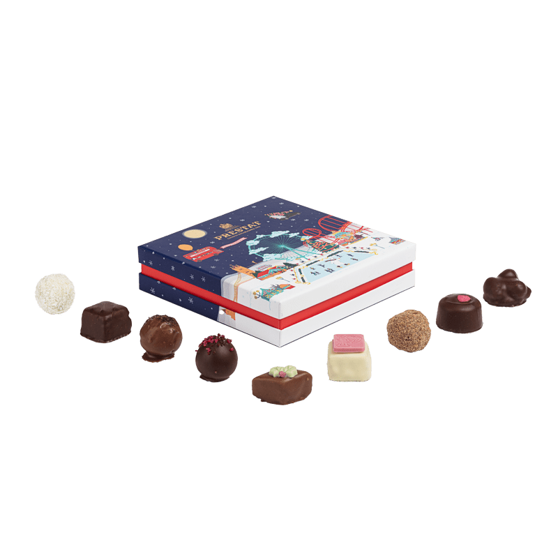 Prestat Fine Chocolates and Truffles Christmas Festive Sharing Box