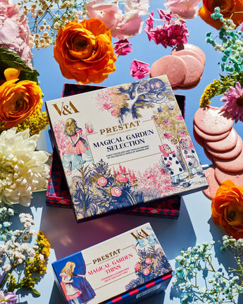Alice in Wonderland themed chocolate boxes.