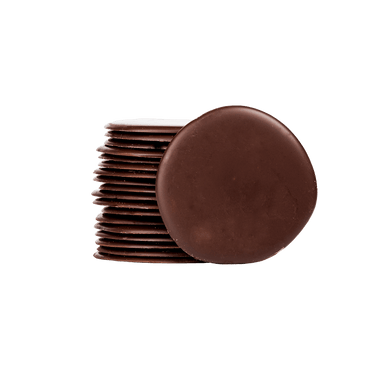 stack dark chocolate wafers By Prestat Chocolates