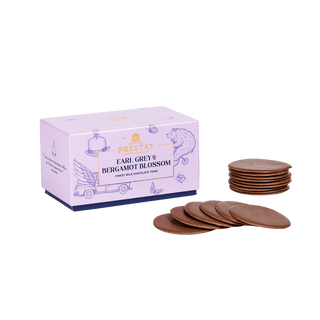 box earl grey chocolate loose By Prestat Chocolates