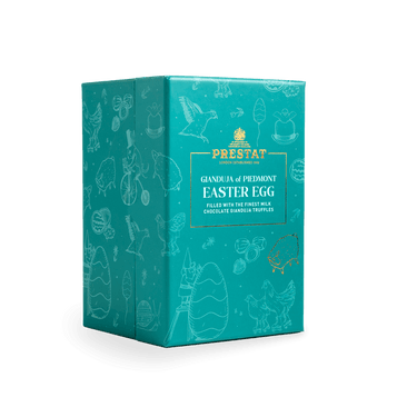 turquoise easter egg box By Prestat Chocolates