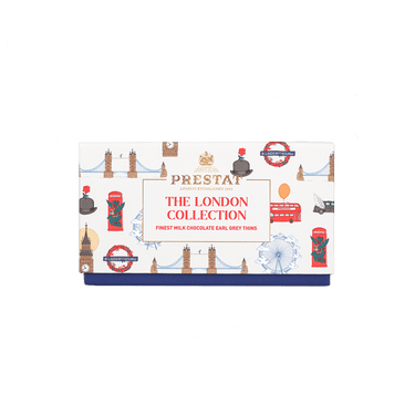 london-themed chocolate box By Prestat Chocolates