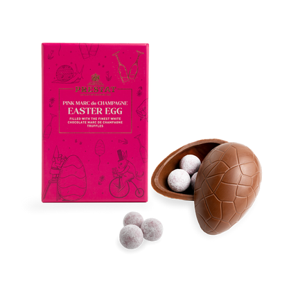 Pink Marc de Champagne Easter Egg - Easter Chocolates