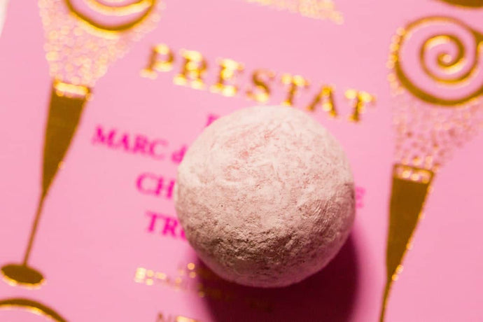 Powdered pink truffle.