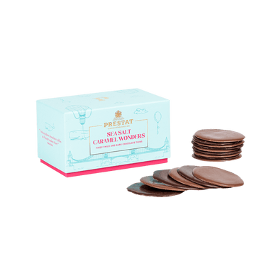 box sea salt caramel chocolates By Prestat Chocolates