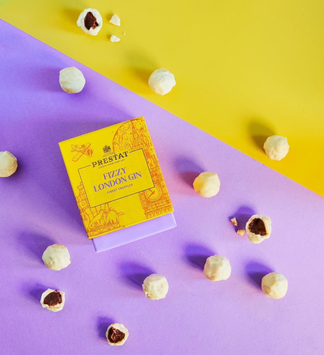 London Gin Truffle | White Chocolate Truffle | The Best Ways to Enjoy Prestat Chocolates on a Hot Day