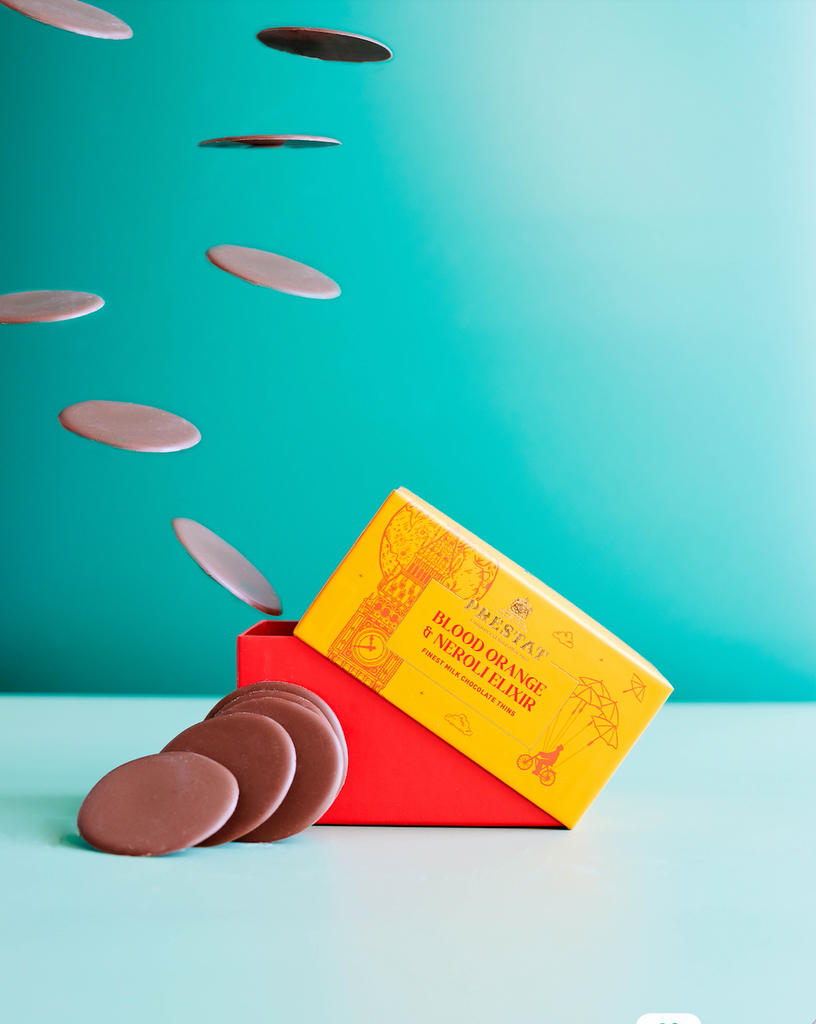 Prestat Chocolates London | London's most exclusive luxury chocolates, enjoyed by all. Crafting happiness since 1902, we make delicious milk chocolate bars, milk chocolate thins, and milk chocolate truffles.