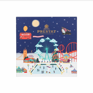 Prestat Chocolates London | Limited Edition Christmas Chocolates: Family-favourites and Festive Flavours to Share for the holidays. London-themed box, chocolates made in London.