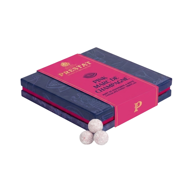 Pink Marc de Champagne Truffles - 9pc Box