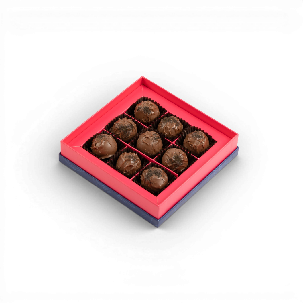 Earl Grey & Milk Chocolate Truffles - 9 Piece