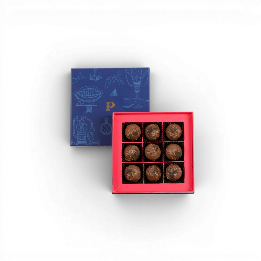 Earl Grey & Milk Chocolate Truffles - 9 Piece