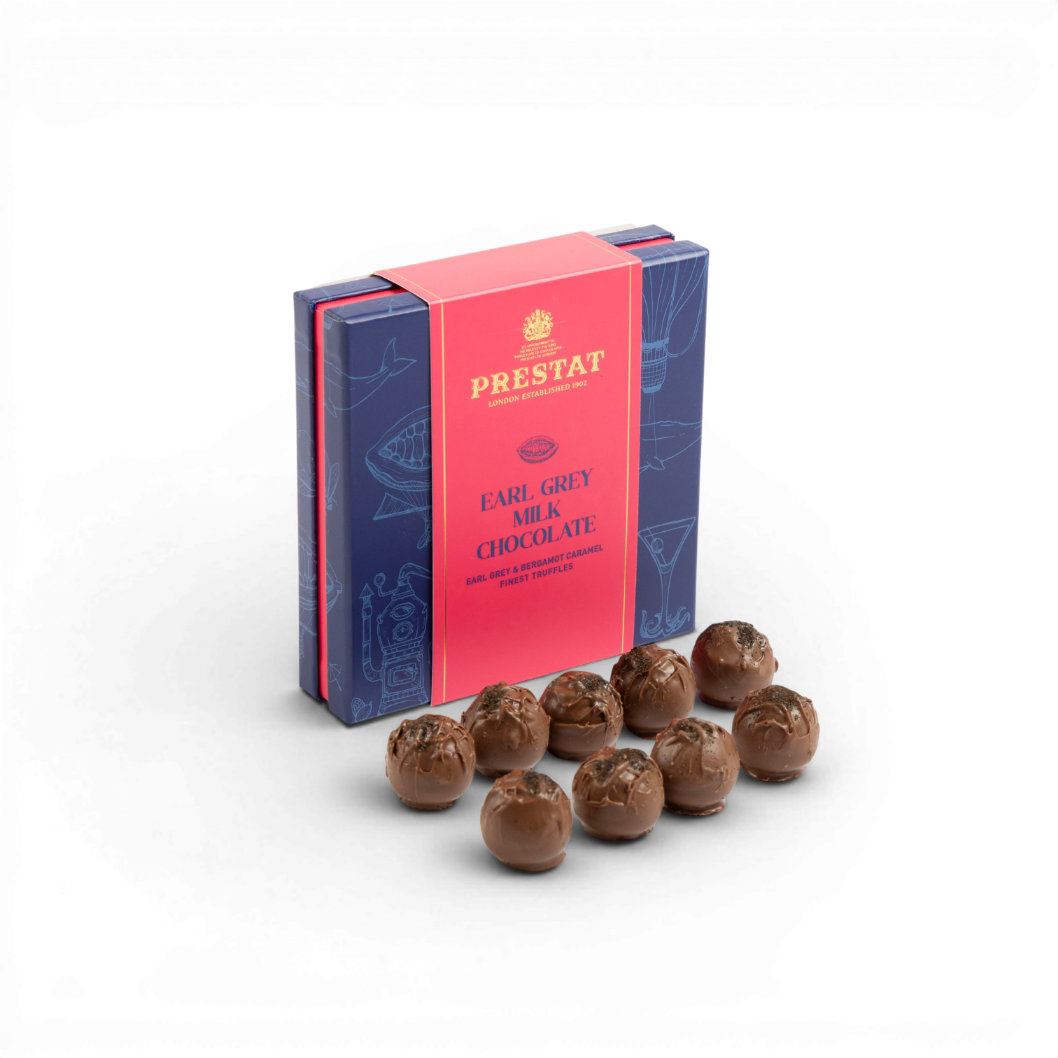 Earl Grey & Milk Chocolate Truffles - 9 Piece