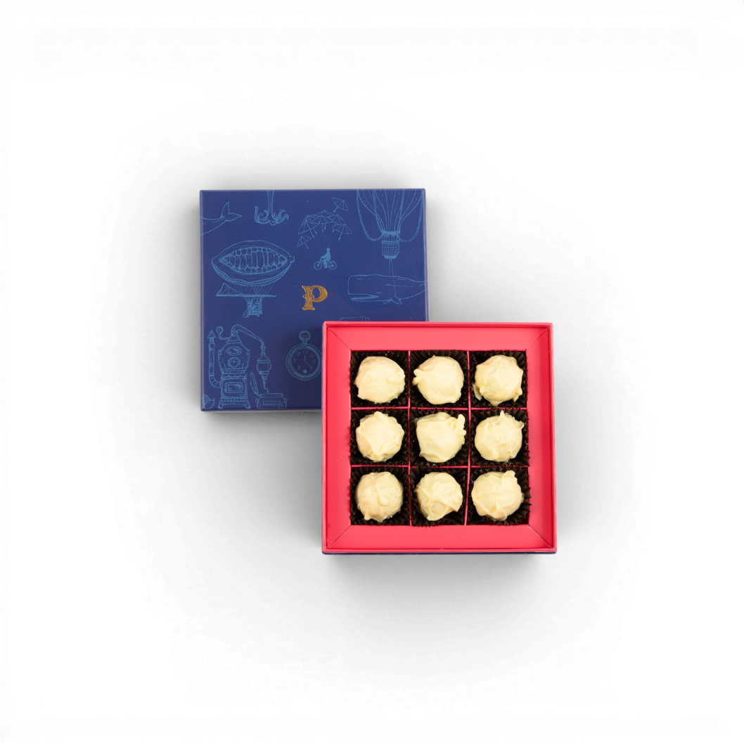 London Gin & White Chocolate Truffles - 9 Piece