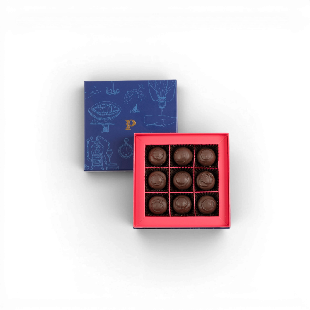 Dark Chocolate Ganache Truffles - 9 Piece