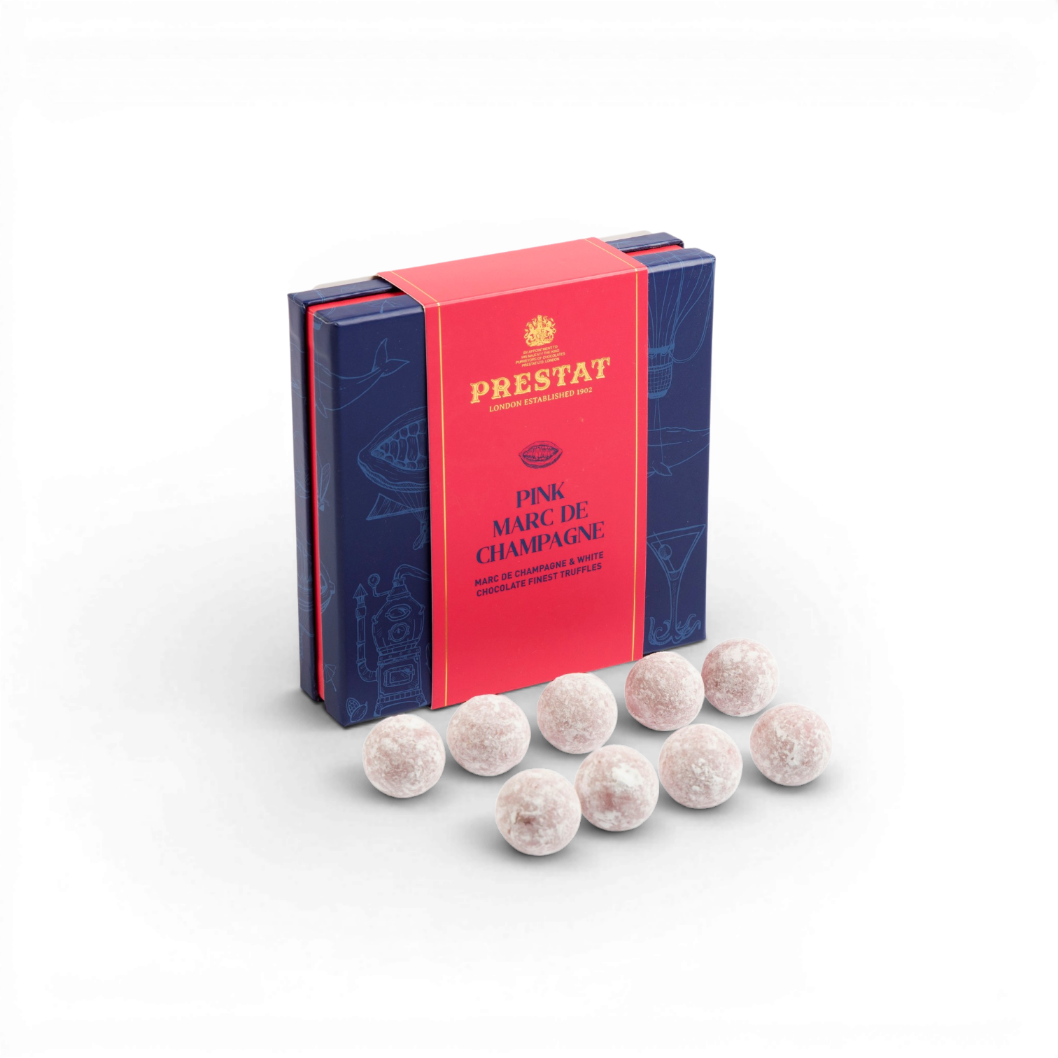 Pink Marc De Champange Truffles - 9 Piece