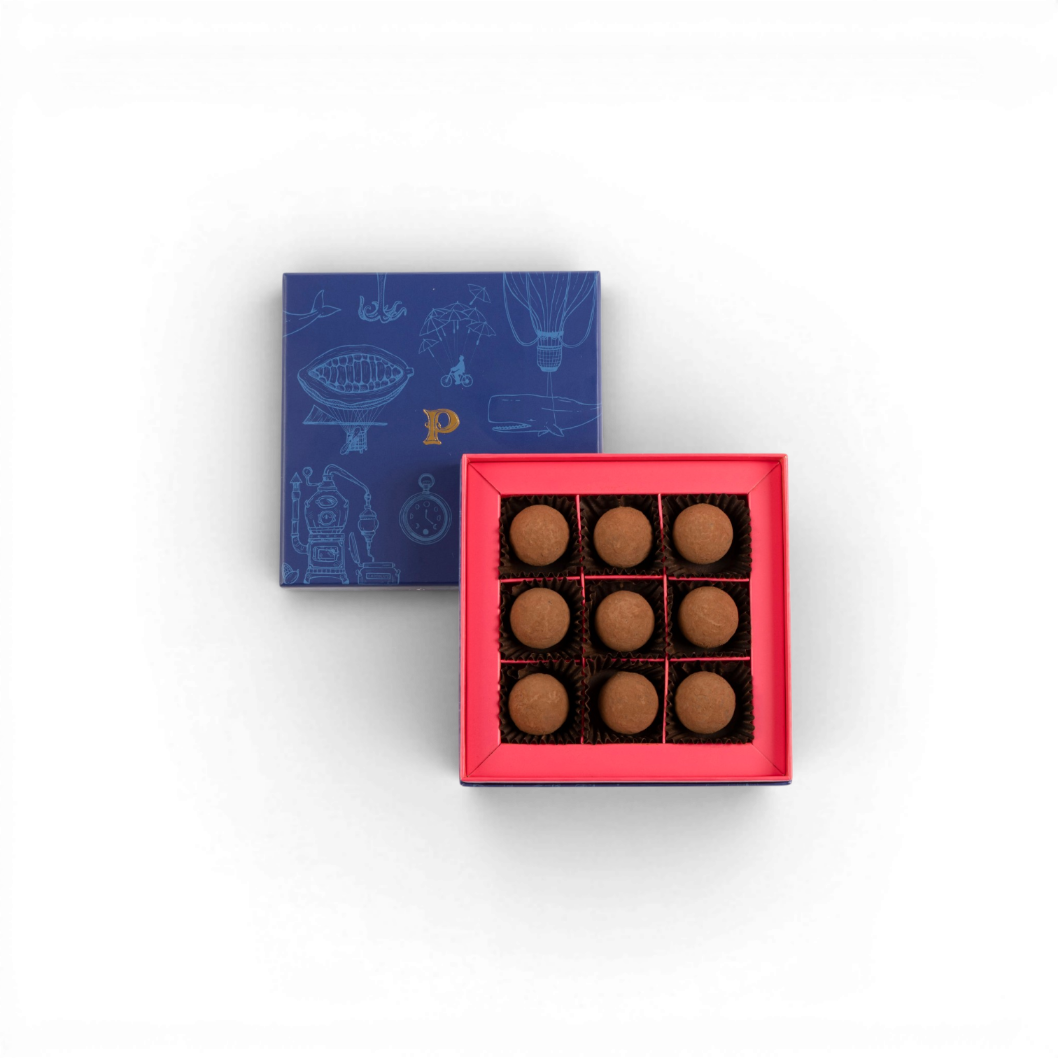 Sea Salt Caramel & Dark Chocolate  Truffles - 9 Piece