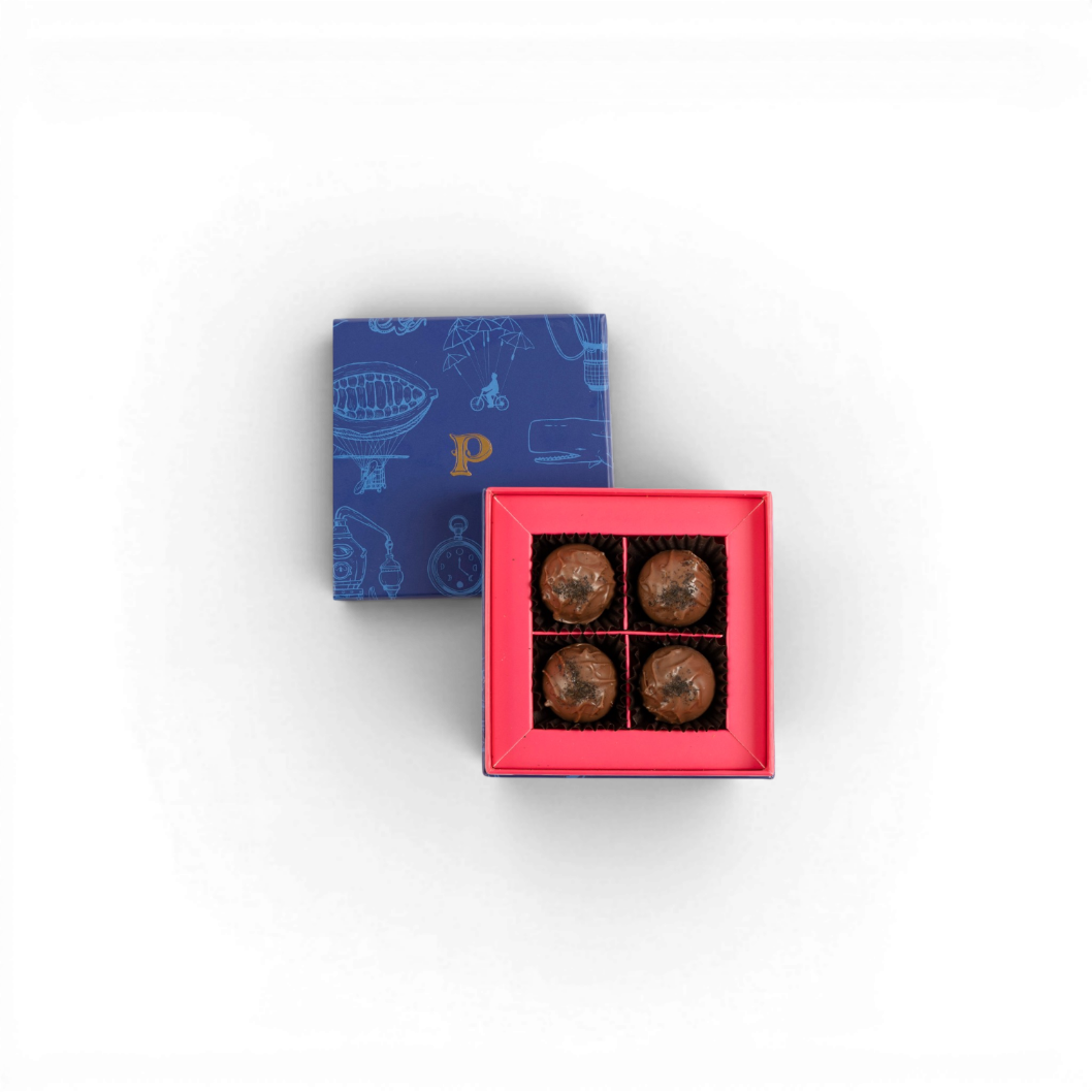 Earl Grey & Milk Chocolate Truffles - 4 Piece