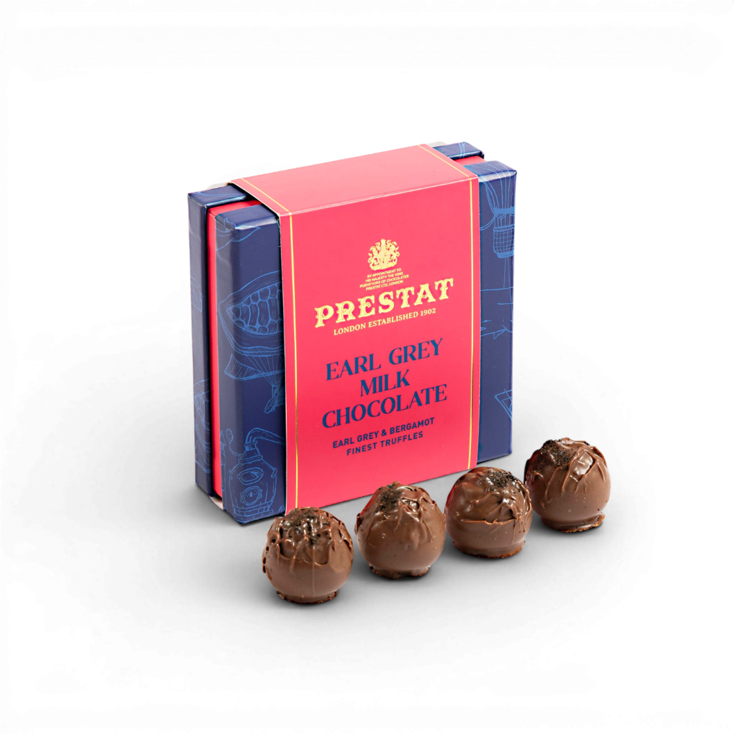 Earl Grey & Milk Chocolate Truffles - 4 Piece
