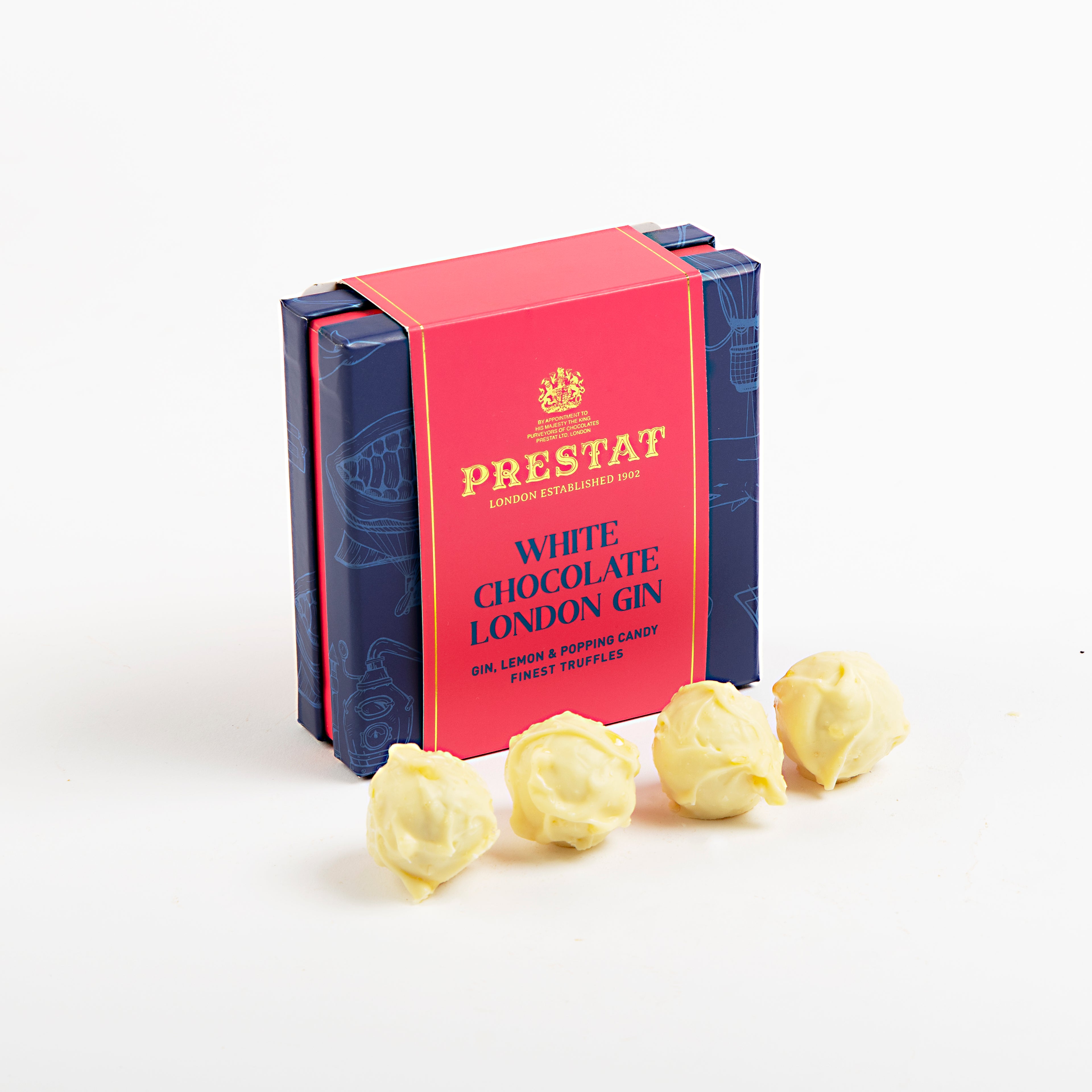 London Gin & White Chocolate Truffles - 4 Piece