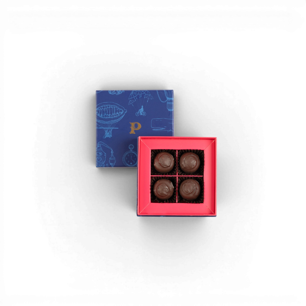 Dark Chocolate Ganache Truffles - 4 Piece