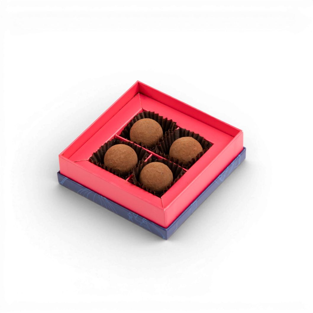 Sea Salt Caramel & Dark Chocolate  Truffles - 4 Piece
