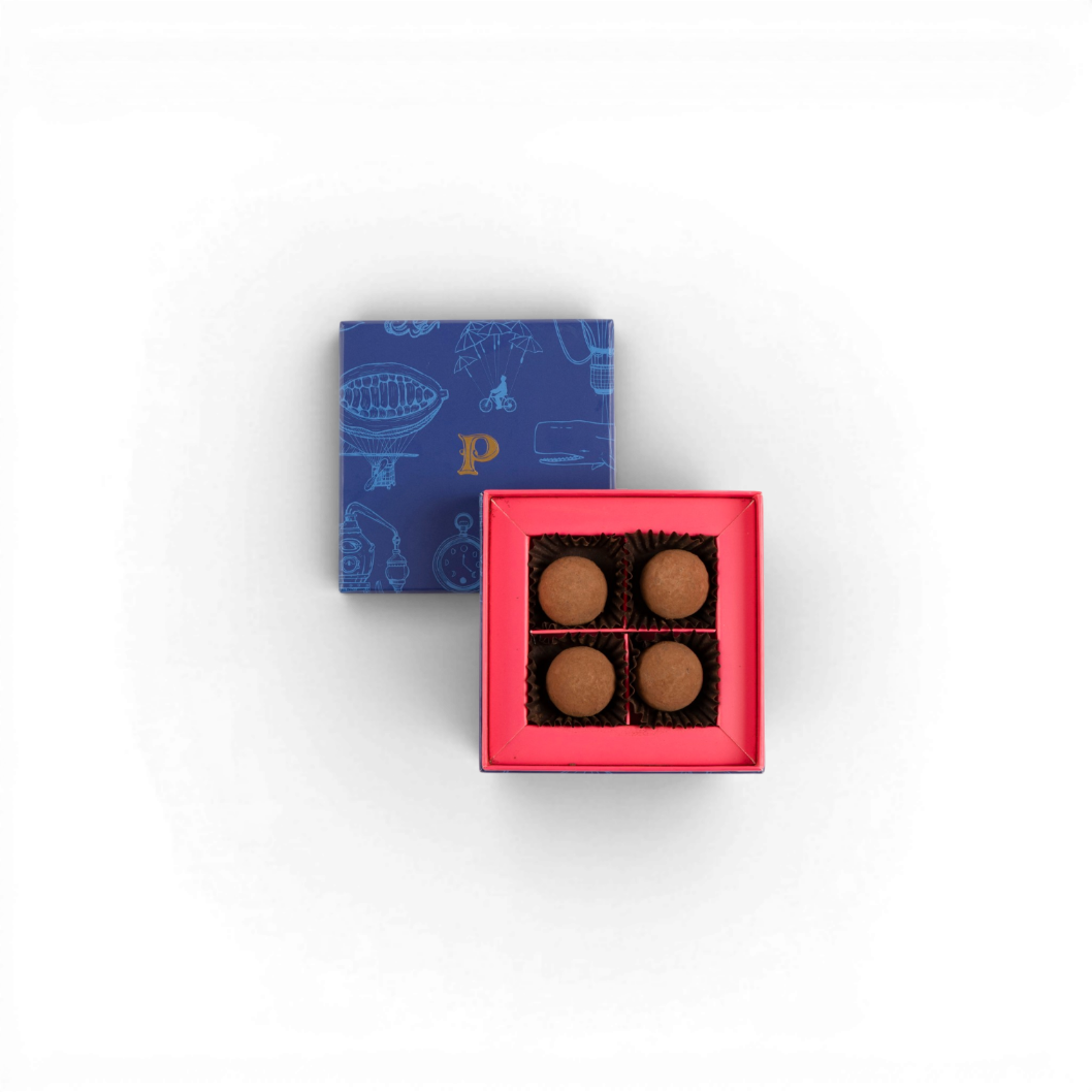 Sea Salt Caramel & Dark Chocolate  Truffles - 4 Piece