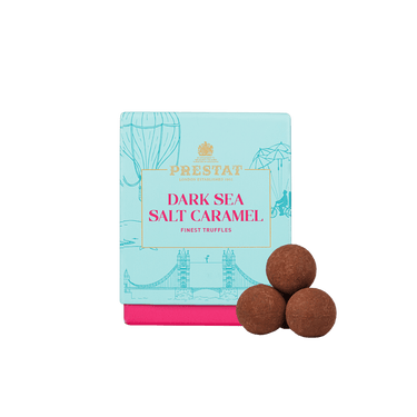 Dark Sea Salt Caramel Truffle Cube - Prestat Chocolates