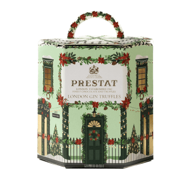 Festive Christmas House - London Gin Truffles - Prestat Chocolates