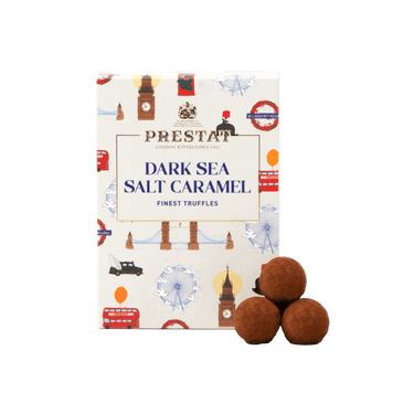 London Collection Dark Sea Salt Caramel - Mini Truffles - Prestat Chocolates