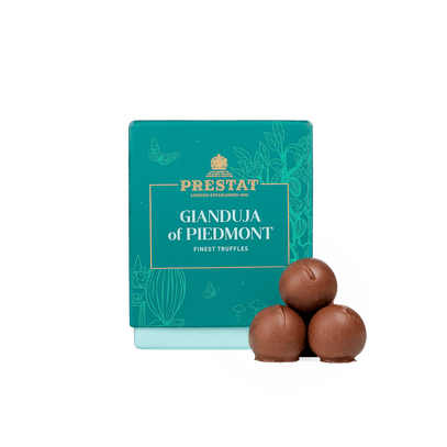 Gianduja of Piedmont Truffle Cube - Prestat Chocolates