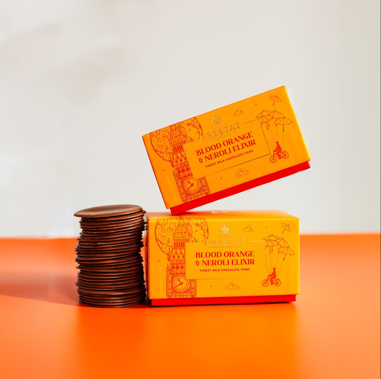 prestat blood orange chocolate thins