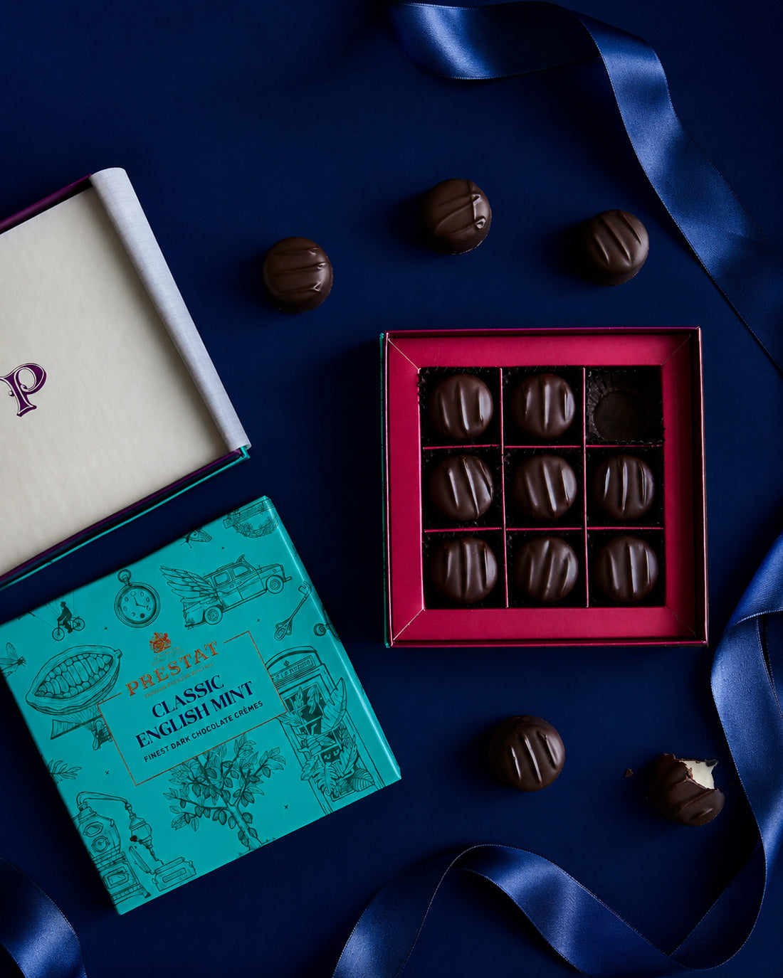 Sea Salt Caramel Chocolate Thins | Shop Online – Prestat Chocolates