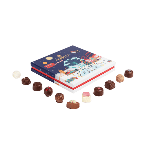 chocolate box assorted chocolates By Prestat Chocolates