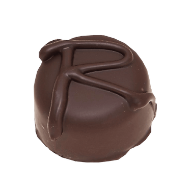 chocolate truffle letter r’ By Prestat Chocolates