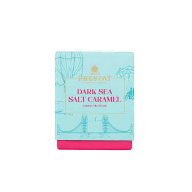 box dark sea salt caramel By Prestat Chocolates