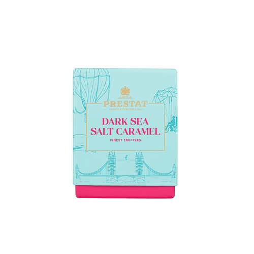 box dark sea salt caramel By Prestat Chocolates