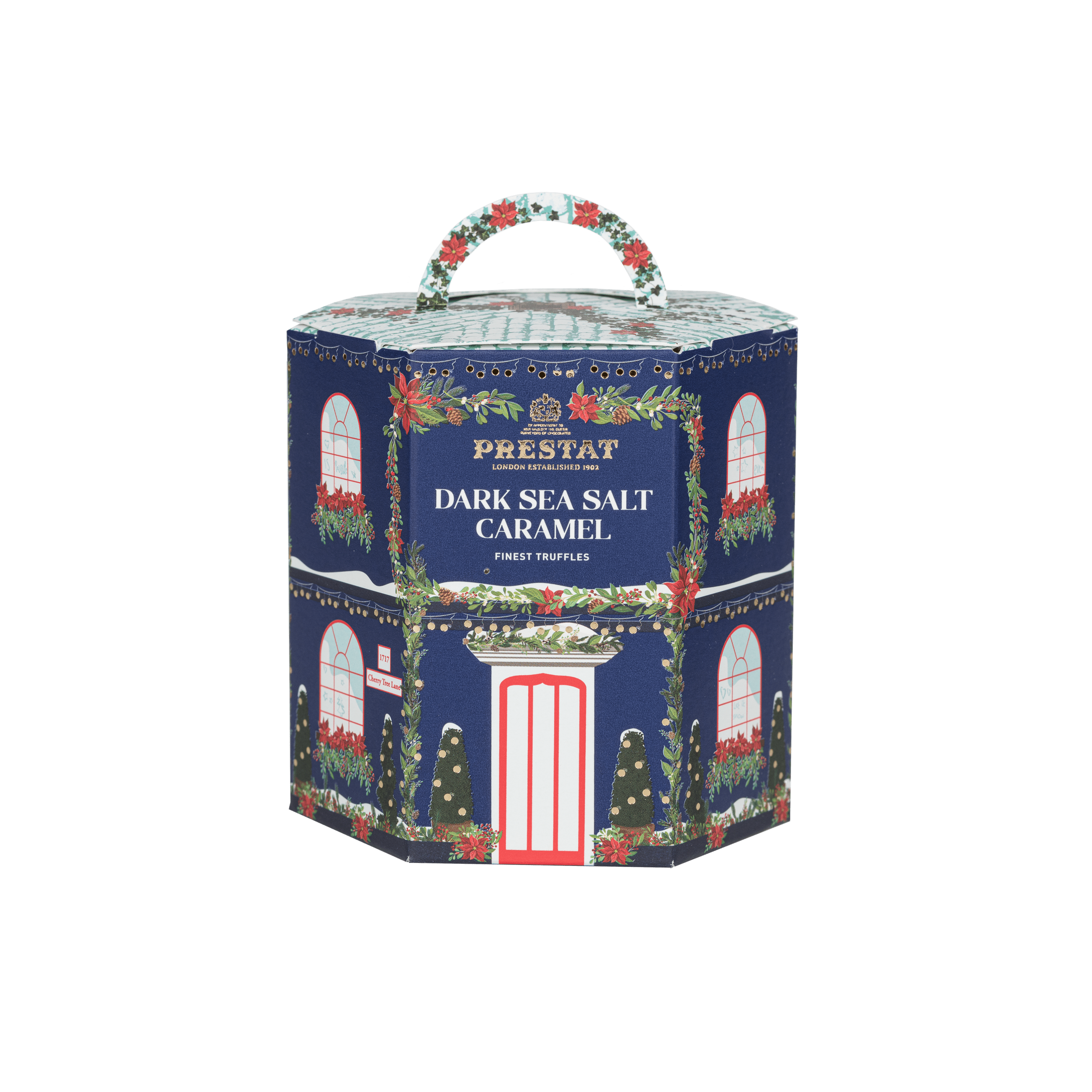 dark sea salt caramel truffle By Prestat Chocolates