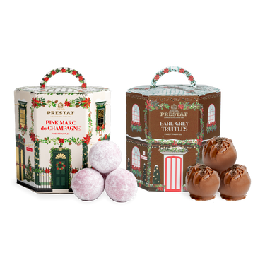 two boxes prestat truffles By Prestat Chocolates