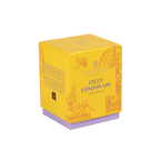yellow fizzy london gin box By Prestat Chocolates