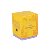 yellow fizzy london gin box By Prestat Chocolates