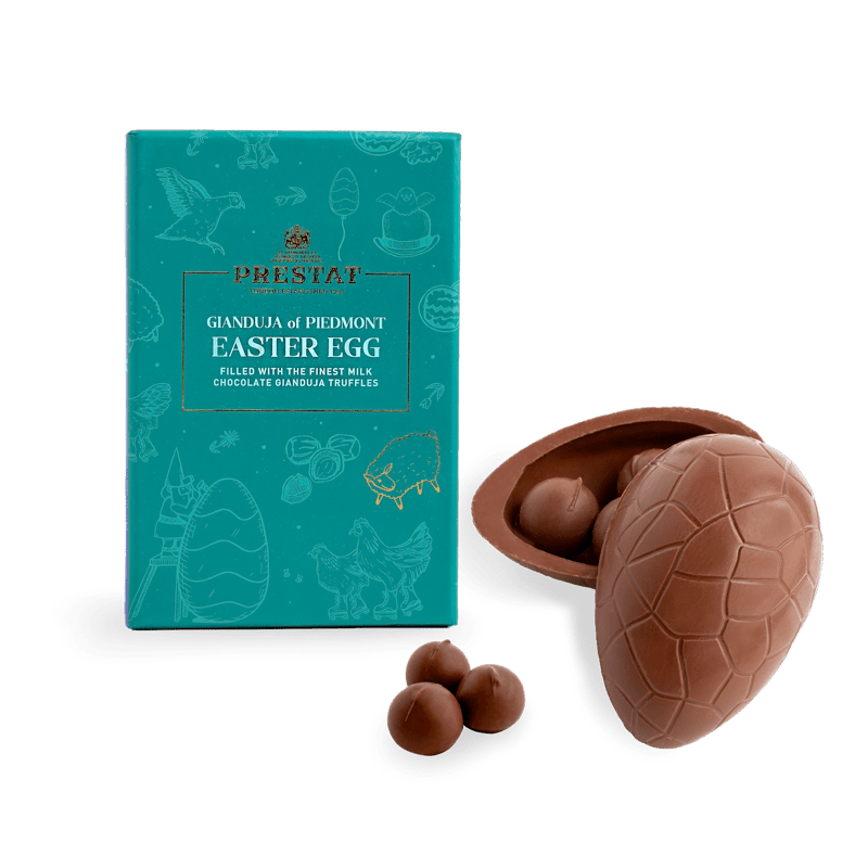 chocolate easter egg truffles box By Prestat Chocolates