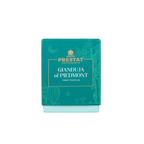 teal box gianduja truffles By Prestat Chocolates
