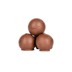 stacked milk chocolate balls By Prestat Chocolates