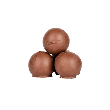 stacked milk chocolate balls By Prestat Chocolates