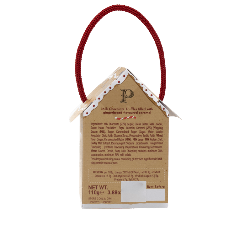 milk chocolate truffles gingerbread-flavored caramel By Prestat Chocolates