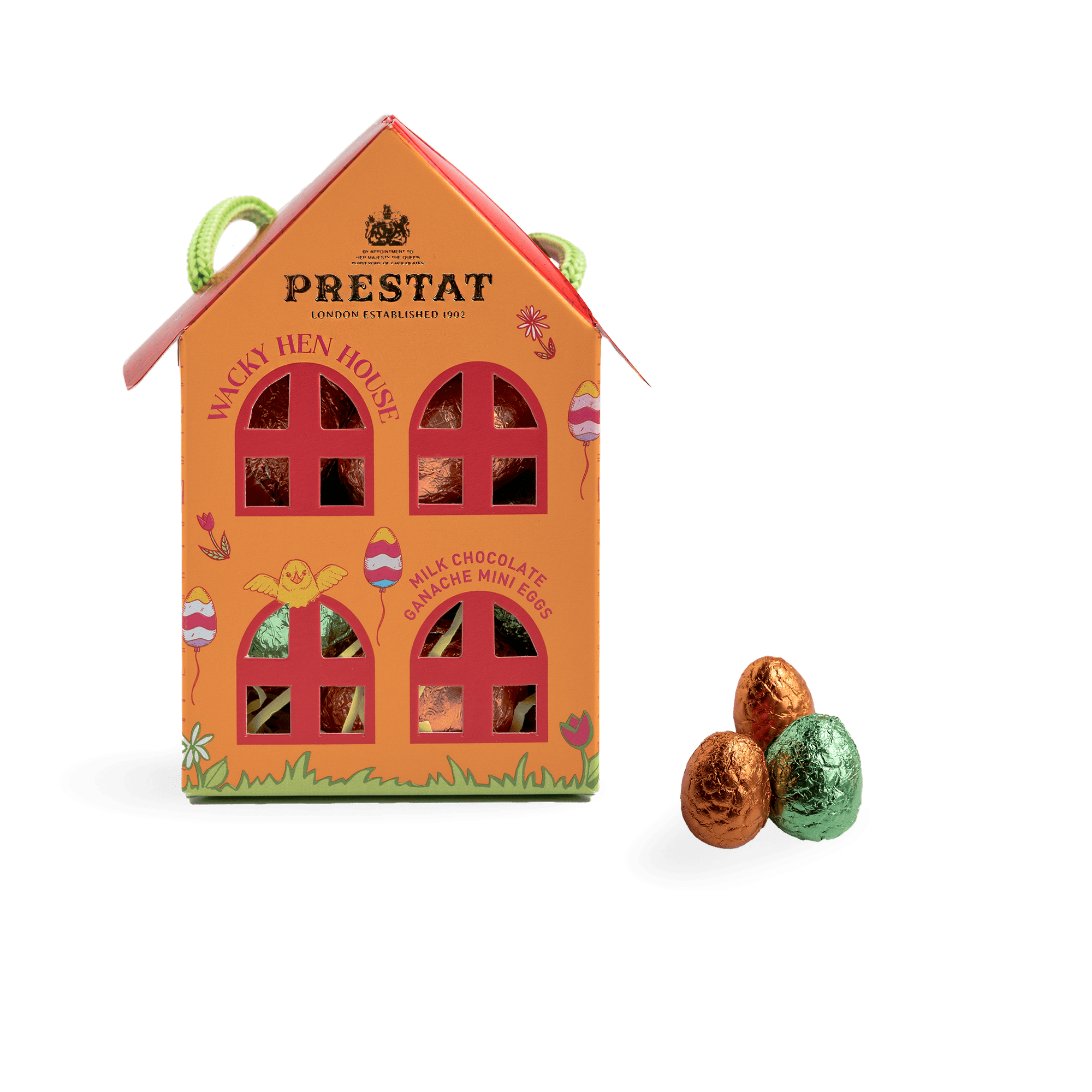 chocolate egg house By Prestat Chocolates