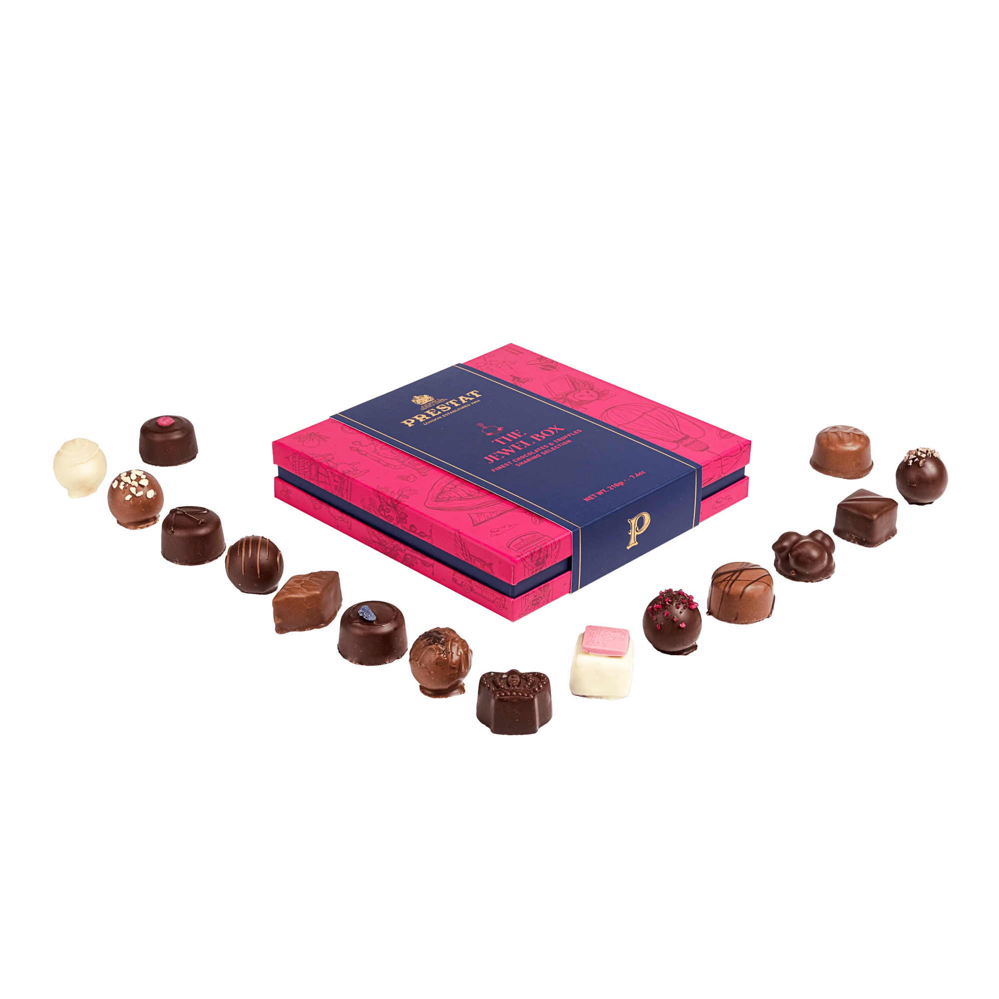 box chocolates By Prestat Chocolates
