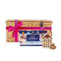 wicker gift basket chocolates By Prestat Chocolates