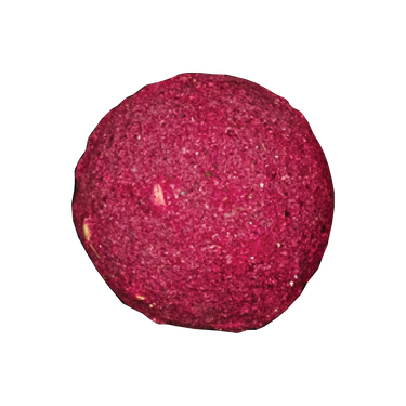 textured deep red sphere By Prestat Chocolates