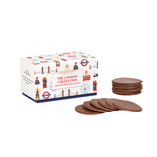 box london-themed chocolates loose chocolate By Prestat Chocolates